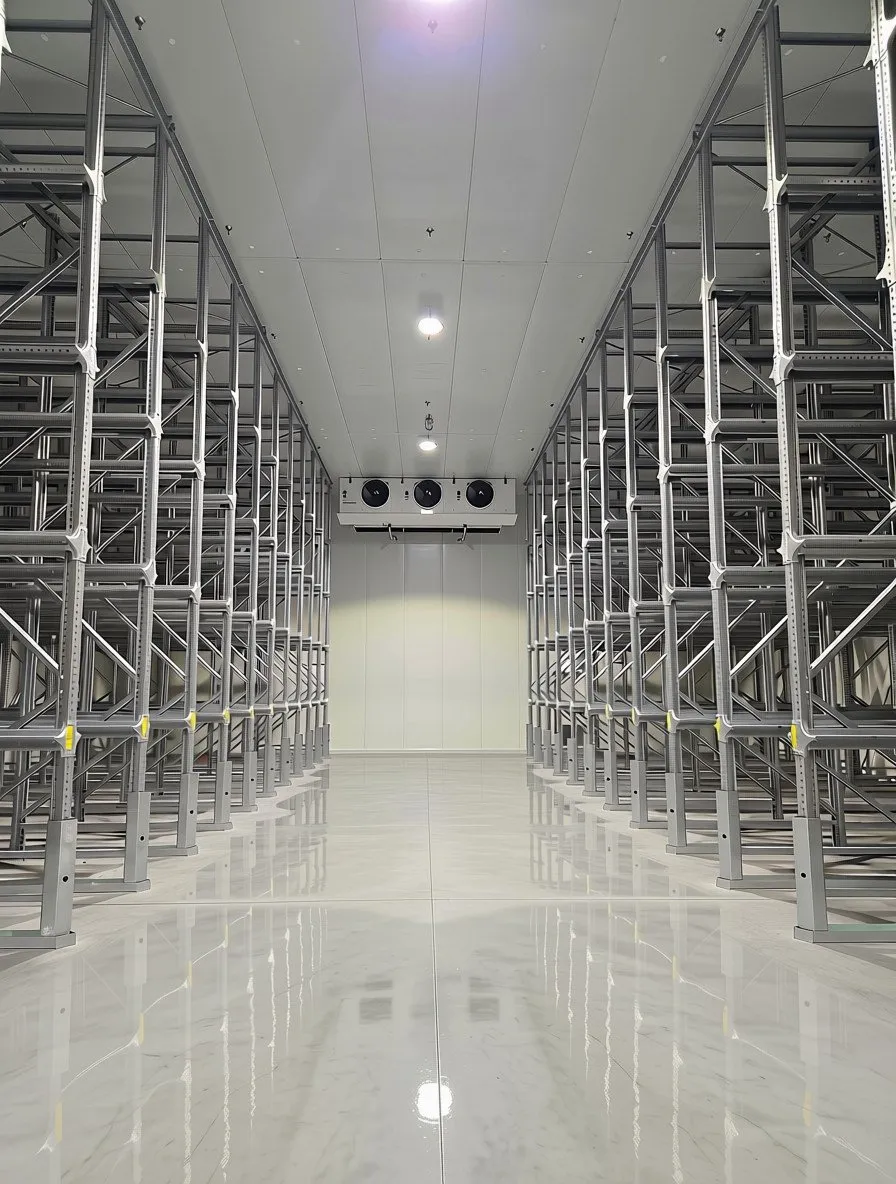 Completed export freezer store