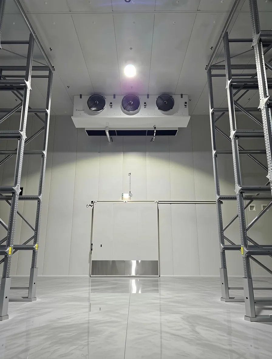 Freezer store evaporator