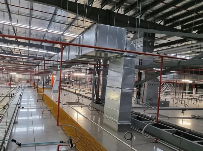 Industrial ventilation ductwork